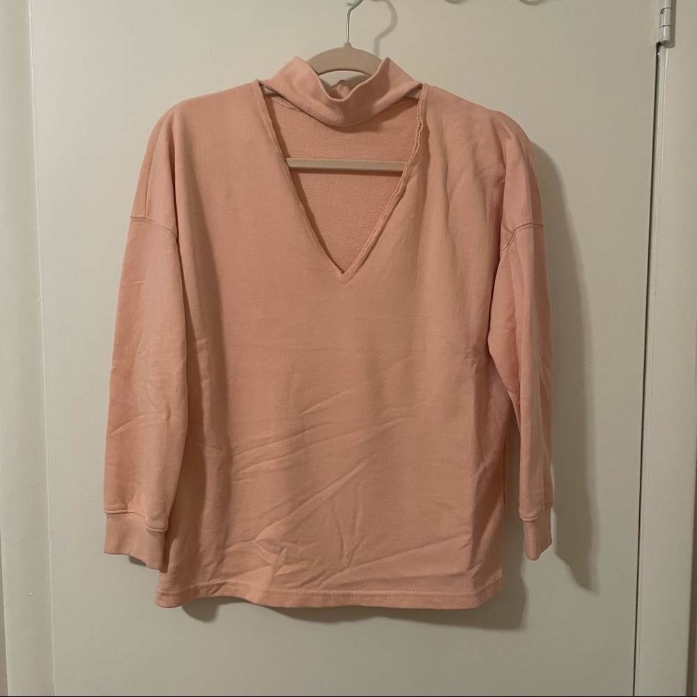 Choker sweatshirt